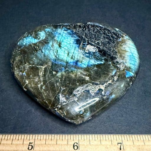 H305 Labradorite Heart - Image 5