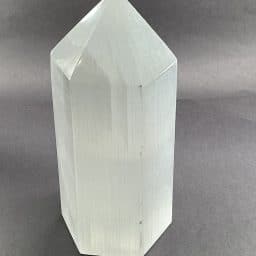 Obelisk Selenite Lamp