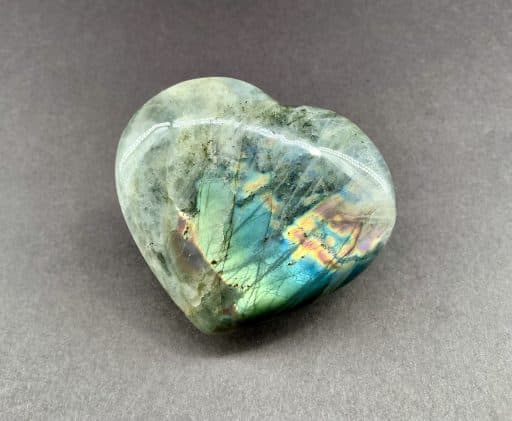 Labradorite Heart