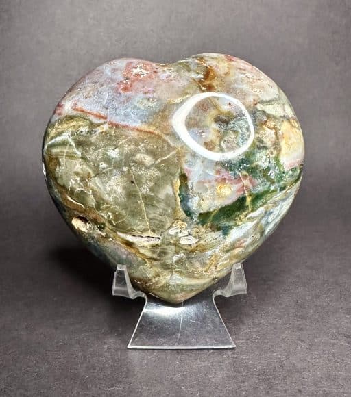 Madagascar Jasper Heart