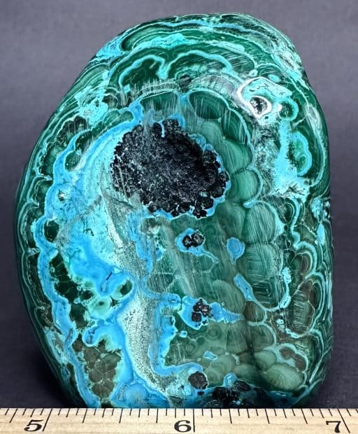 PR112 Malachite Chrysocolla Free Form - Image 2