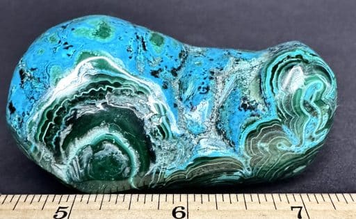 PR112 Malachite Chrysocolla Free Form - Image 4