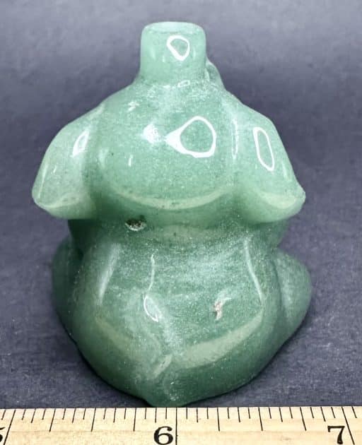 CV122 Green Aventurine Elephant - Image 3