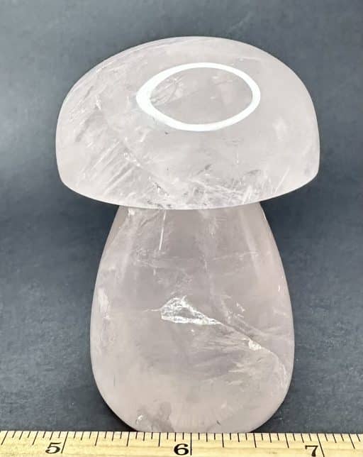 CV420 Rose Quartz Mushroom - Image 2