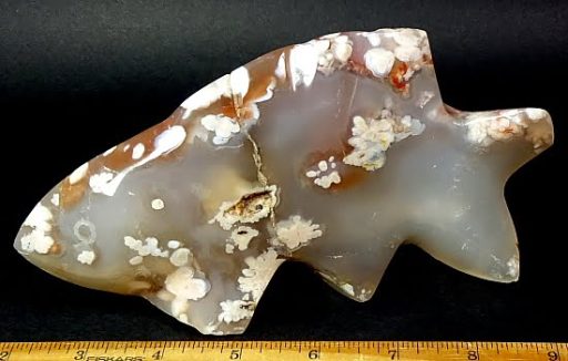 Flower Quartz Fish