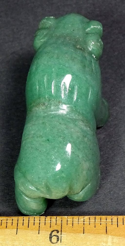 Buffalo made from Green Aventurine