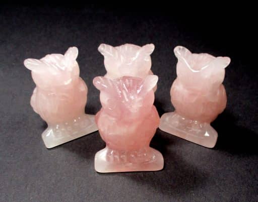 Rose Quartz Owl