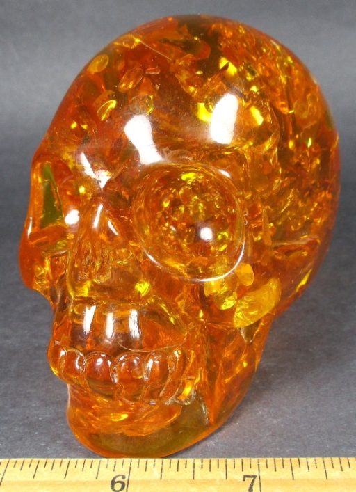 Amber Skull