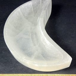 Half Moon Shaped Selenite Dish