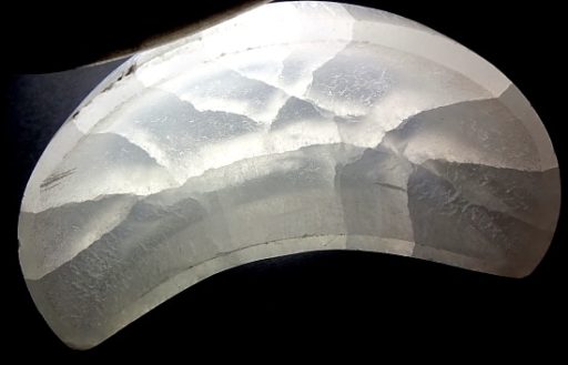 Half Moon Shaped Selenite Dish