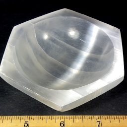 Selenite Hexagon Shaped Dish