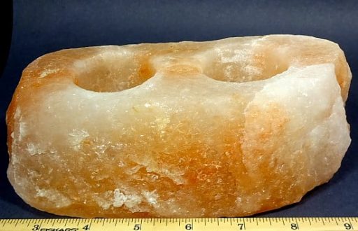 Himalayan Salt Crystal Candle Holder