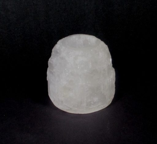 Selenite Candle Holder