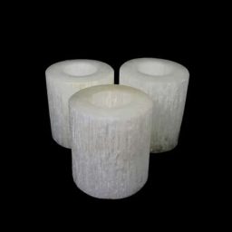 Selenite Candle Holder