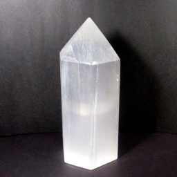 Selenite Obelisk Lamp