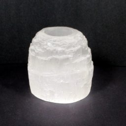 Selenite Candle Holder