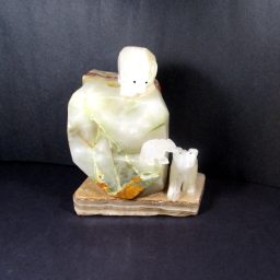 Onyx Bear Family Lamp