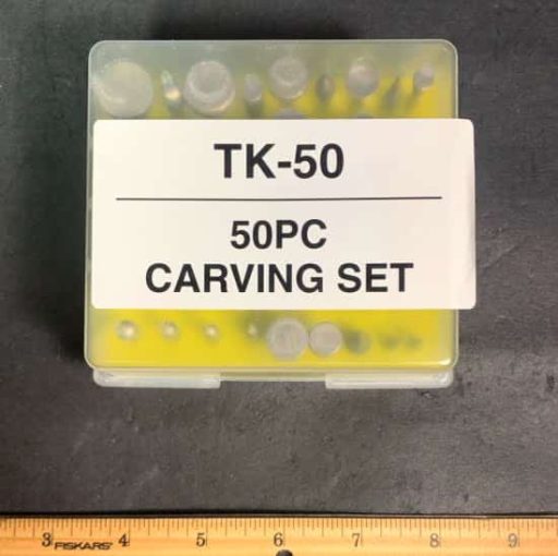 50 Pc. Carving Set - 120 Grit