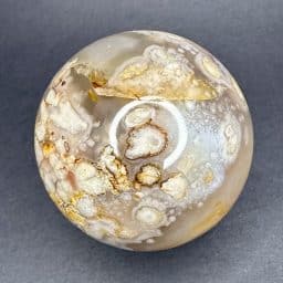 Flower Agate Sphere