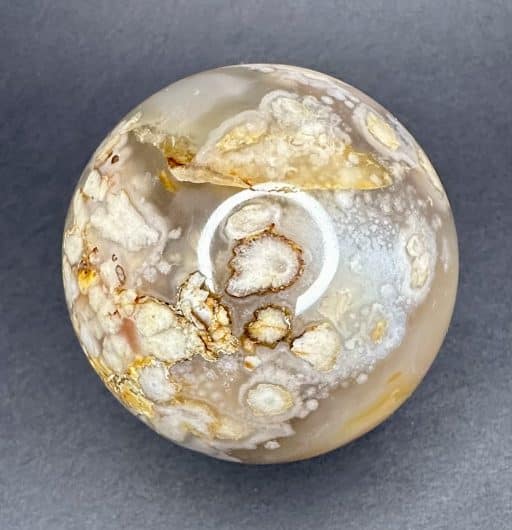 Flower Agate Sphere