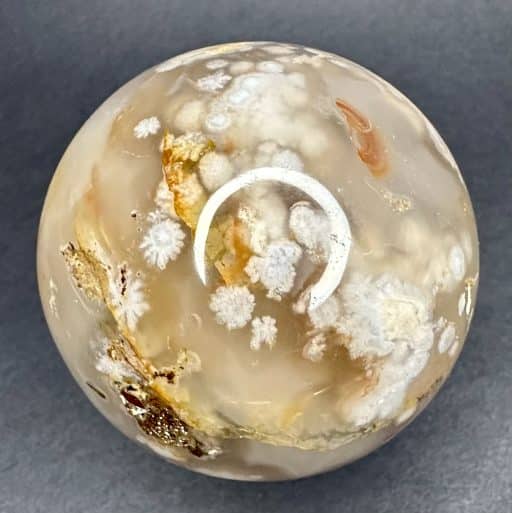 Flower Agate Sphere