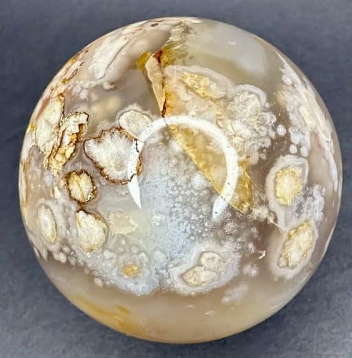 SP316 Flower Agate Sphere - Image 4