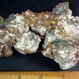 natural Copper and Calcite from New York