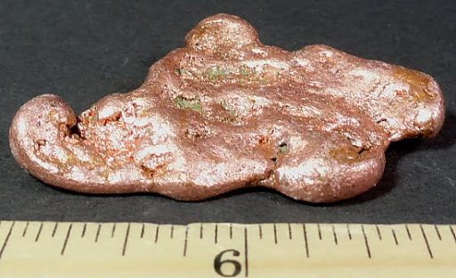 natural, native Copper from Keweenaw Peninsula, Michigan