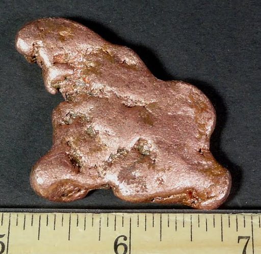 natural, native Copper from Keweenaw Peninsula, Michigan