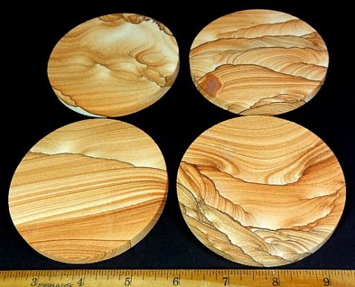 Picture Sandstone set of 4 coasters