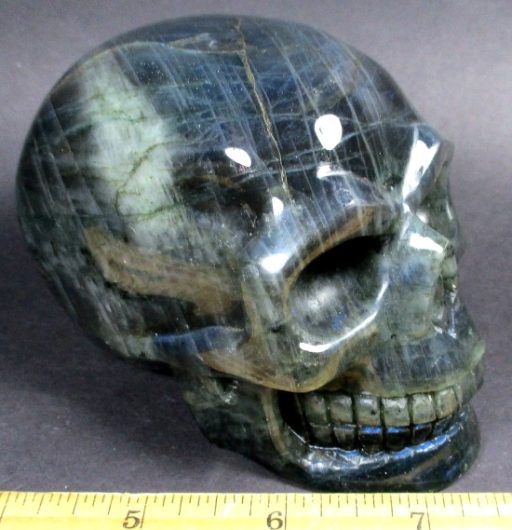 Labradorite Skull