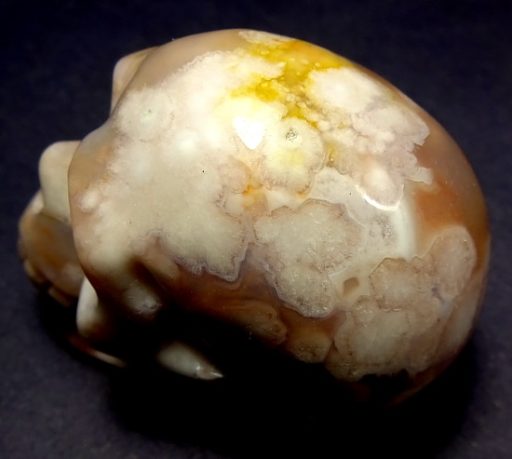 Flower Agate Skull