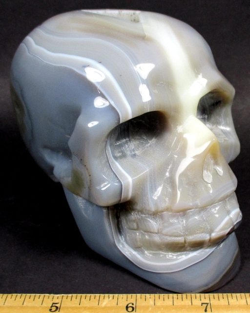 Brazilian Agate Skull