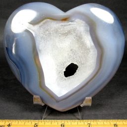 Brazilian Agate Heart