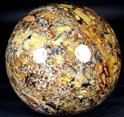 BRECCIATED JASPER SPHERE