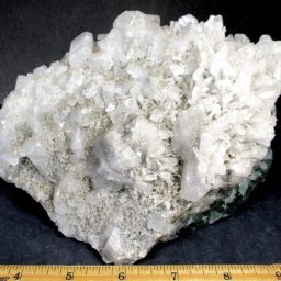 Calcite on Fluorite