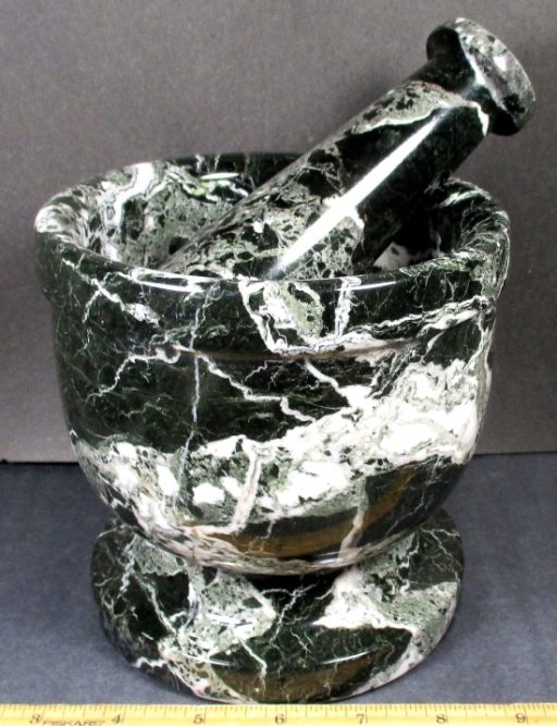 Marble Mortar and Pestle