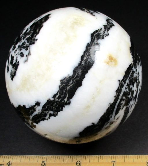 Zebra Marble Sphere