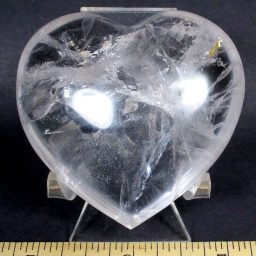 Crystal Quartz Heart