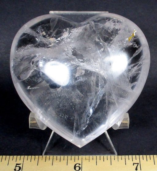 Crystal Quartz Heart