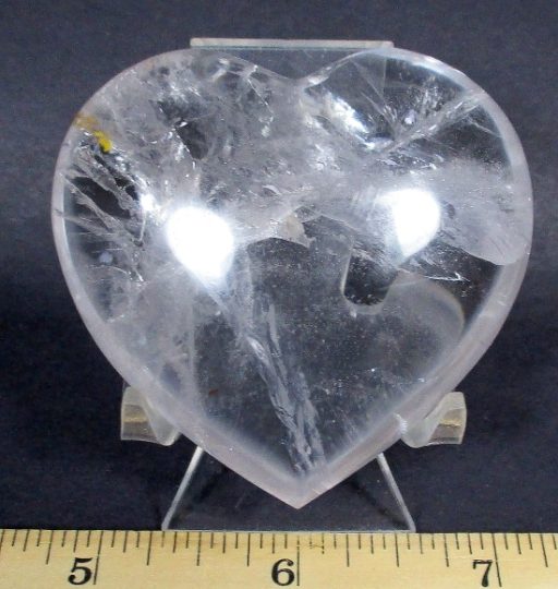 Crystal Quartz Heart