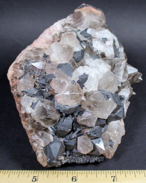 Hematite Coated Quartz Crystal