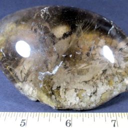 Landscape Quartz Crystal with Rutiles