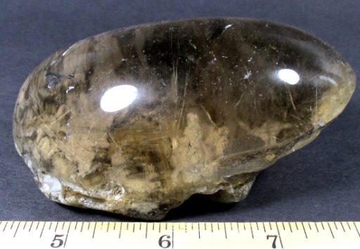 Landscape Quartz Crystal with Rutiles