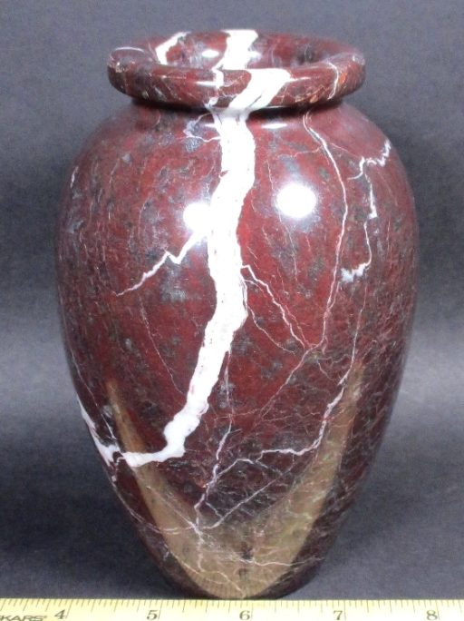 Zebra Marble Vase