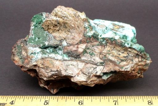 Chrysocolla with Malachite