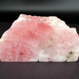 Rose Quartz Bookends