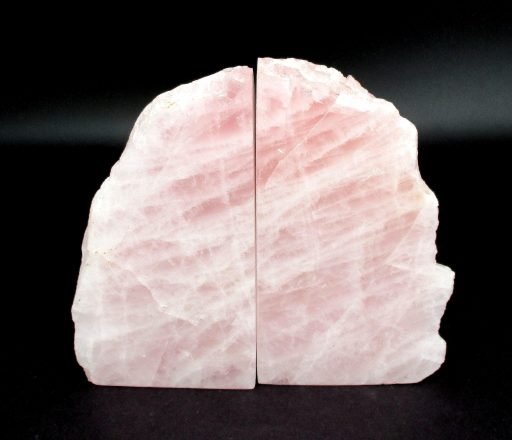 Rose Quartz Bookends