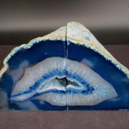 Brazilian Agate Bookends