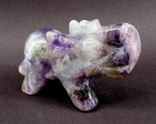 Chevron Amethyst Elephant